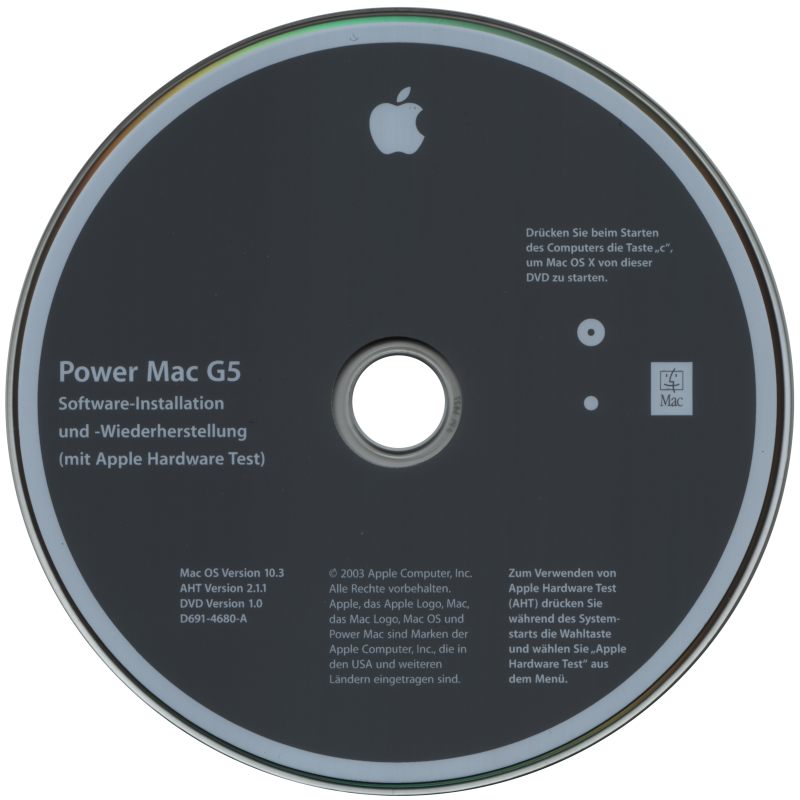 Mac G5 Disk Image Download